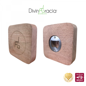 Base para vaso con destapador. Modelo: Acamalín