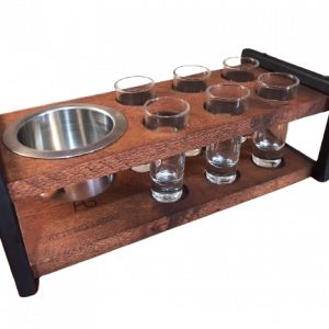 Charola tequilera Modelo: Cencerrero